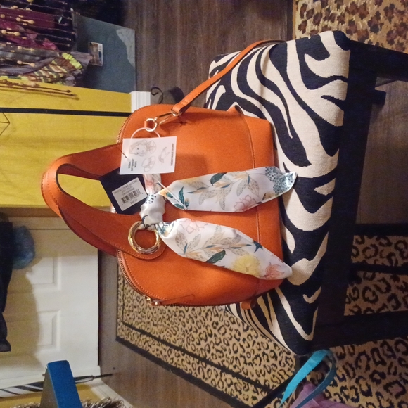 Nanette Lepore Handbags - ORANGE SATCHEL HANDBAG